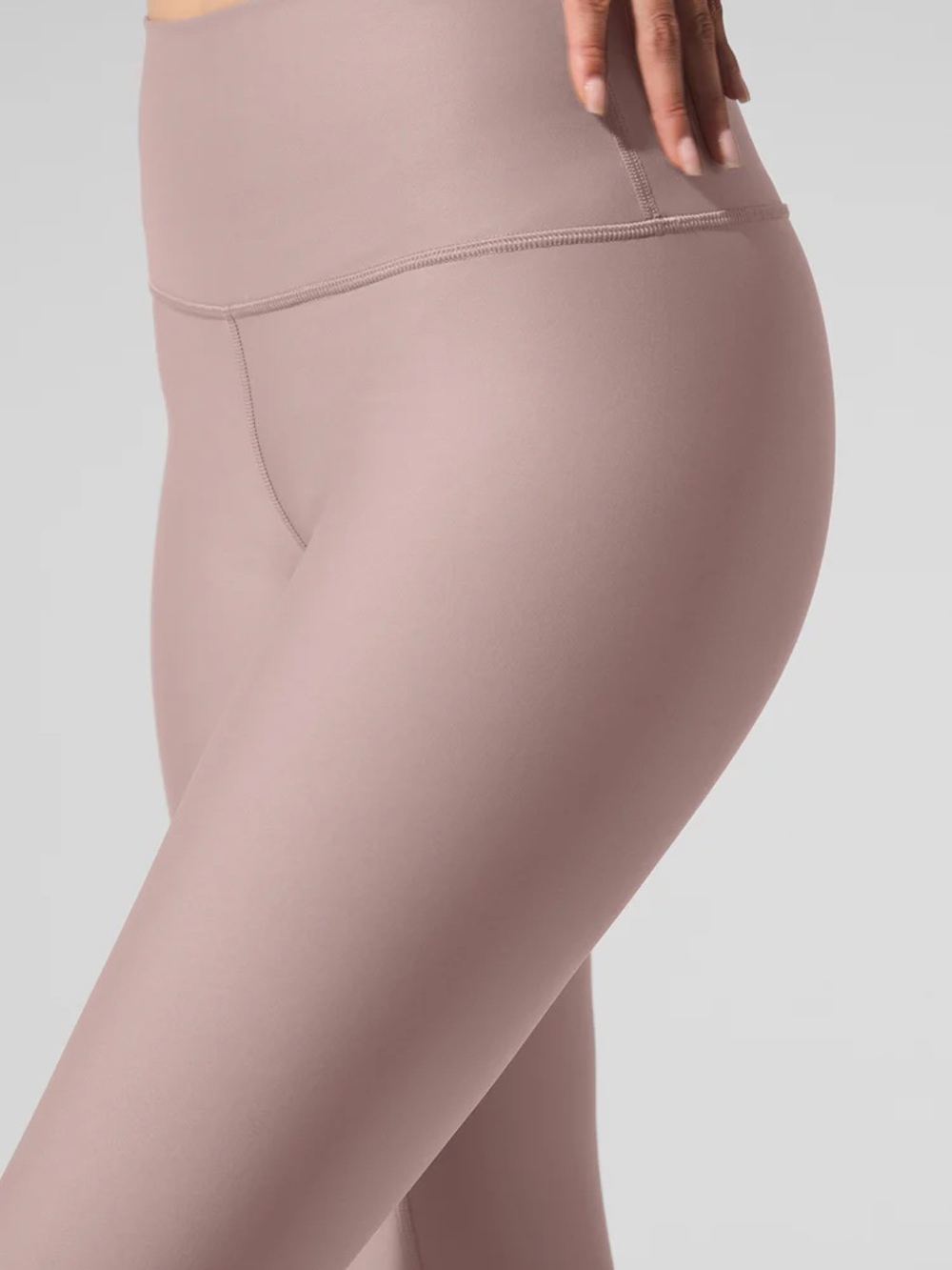 Alo Yoga Airlift High-Waist Leggings Taupe M New - Picture 3 of 6